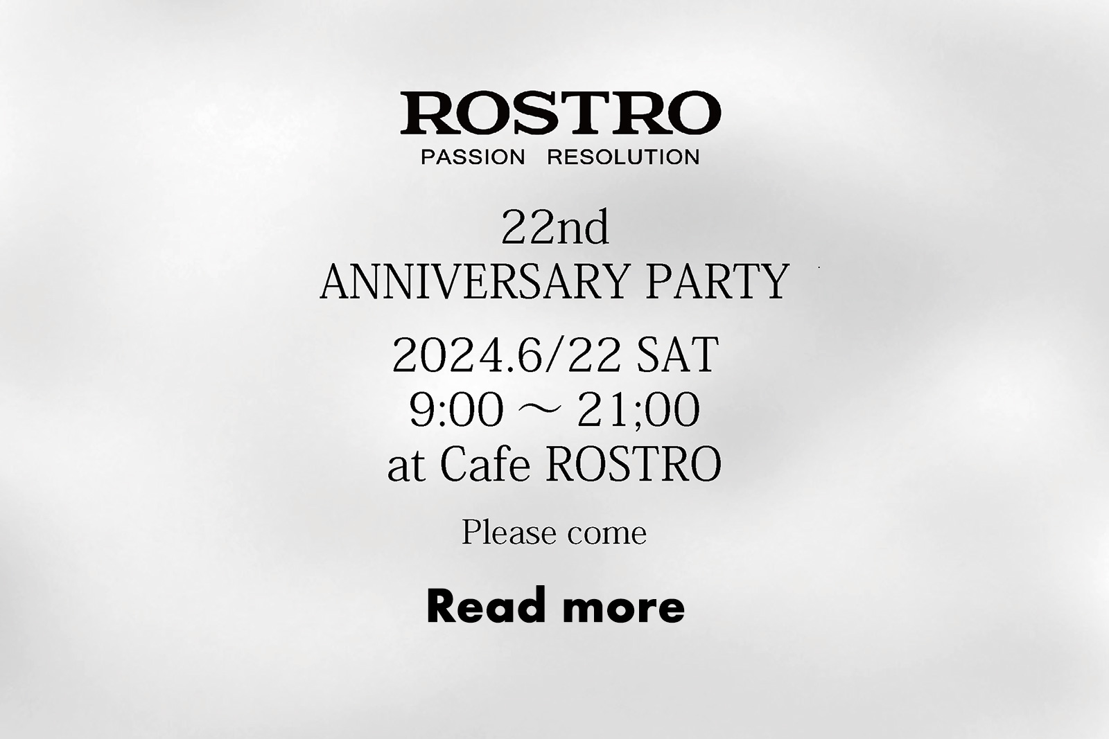 ROSTRO 22nd ANNIVERSARY PARTY